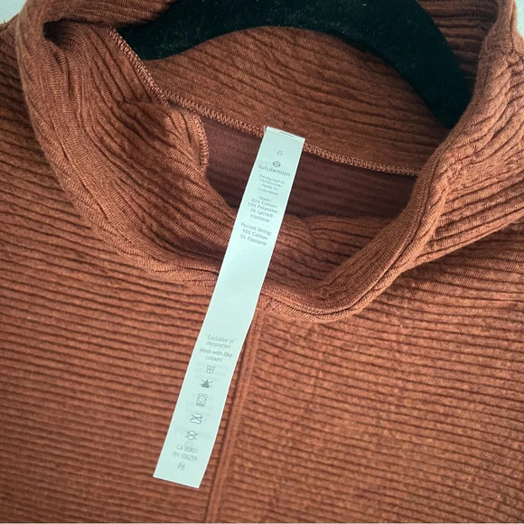 🆕 Lululemon Call for Cozy Dress - Heathered Ancient Copper - Picture 3 of 10
